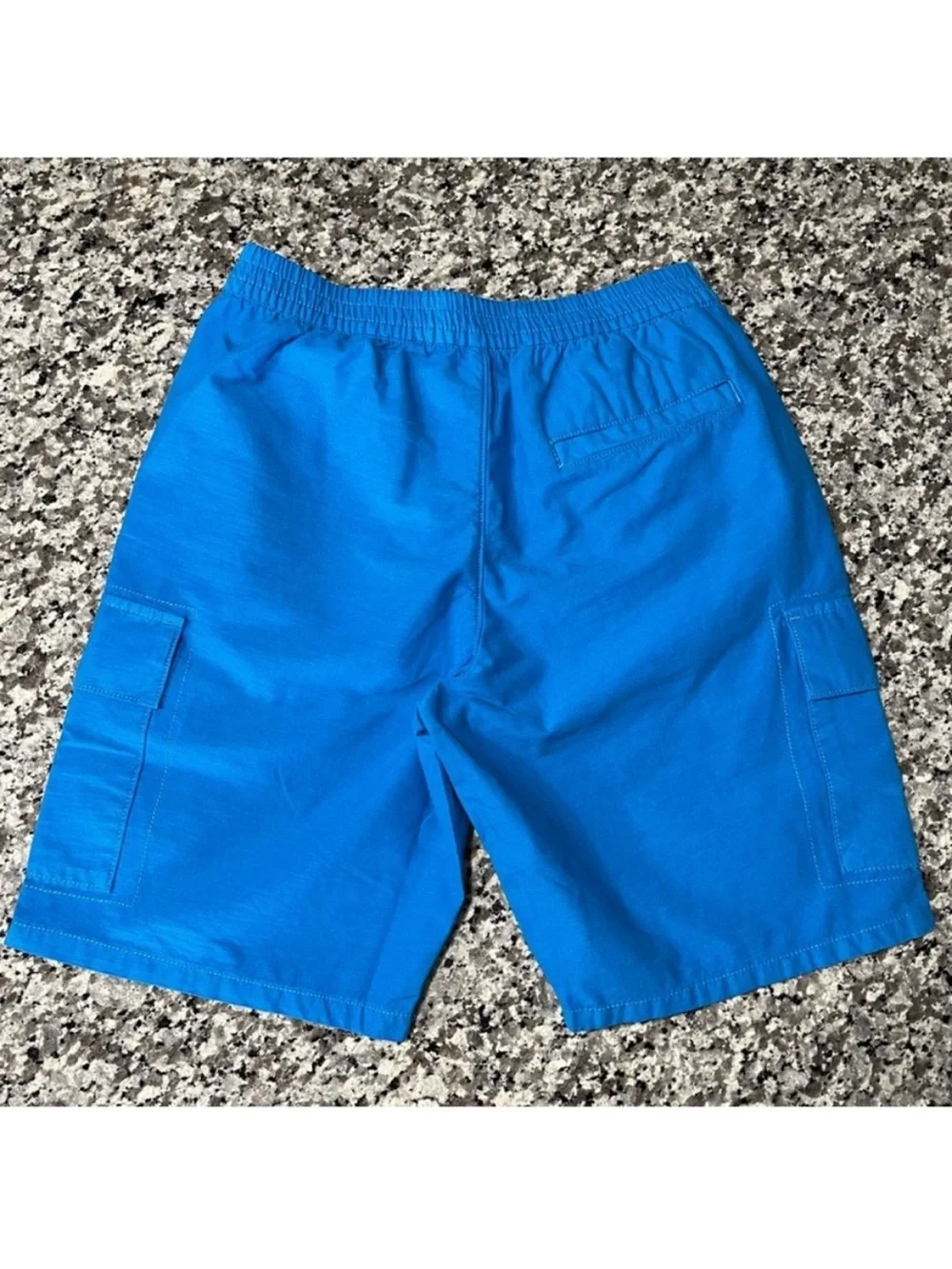 Everlane Shorts XS Cotton Linen Cargo Blue